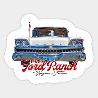 1959 Ford Ranch Station Wagon Sticker